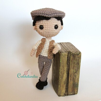Gilbert Blythe amigurumi doll - crochet pattern by Crochelandia
