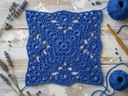 Crochet Square Motif Pattern – PDF + Video Tutorial