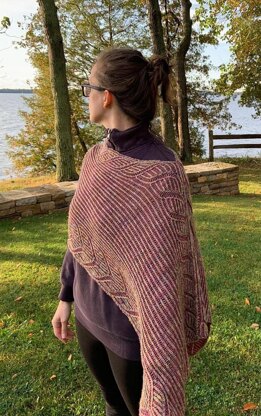 Brioche Chevron Wrap