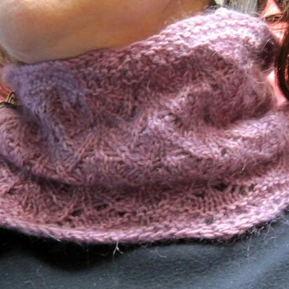 Fuzzy Lace Neckwarmer