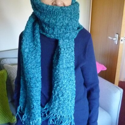 Easy Peasy Scarf - knitting pattern