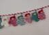 Mini Mittens Christmas Advent Calendar Garland