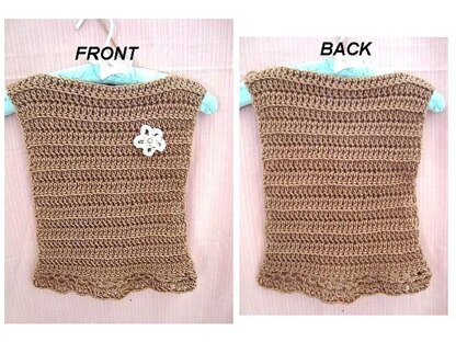 707 CROCHET VEST OR SUMMER TANK TOP