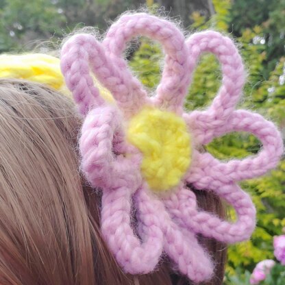 Daisy Head Band Knitting Pattern