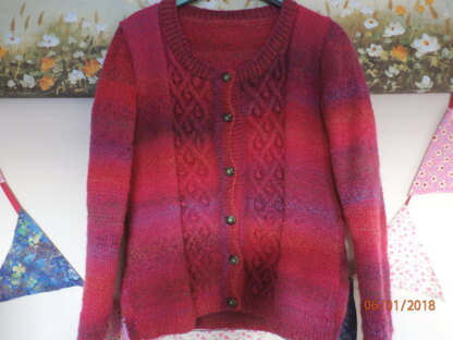 Ladies DK Marble Cardigan