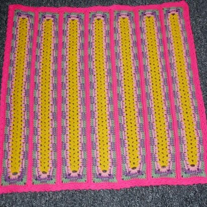 Bright and Busy Baby Blanket