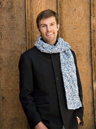 Checkerboard Cable Scarf