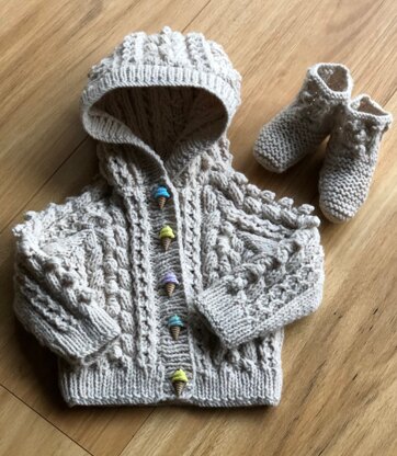 Baby Girls Hoodie and Boots