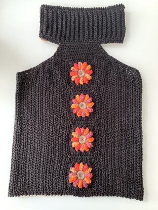 My Crochet Sunflower top