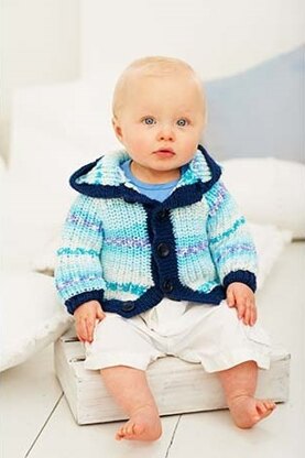 Coat and Jacket in Stylecraft Wondersoft DK Prints - 9268 - Leaflet