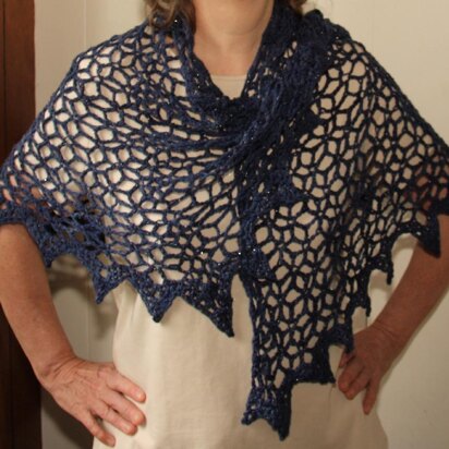 Starry Evening Shawl