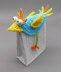 Gift bag funny colorful bird