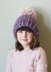 Chunky Knit Pom-Pom Hat and Cowl Set (Hat026)