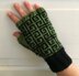 Grecian Keys Fingerless Gloves