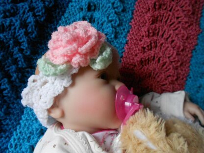 Fairy Rose Baby Headband