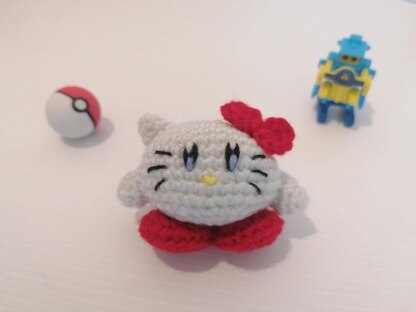 Kirby Hello Kitty Amigurumi