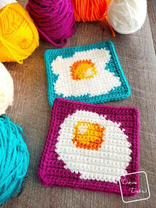 Sunny Side Up Egg Squares