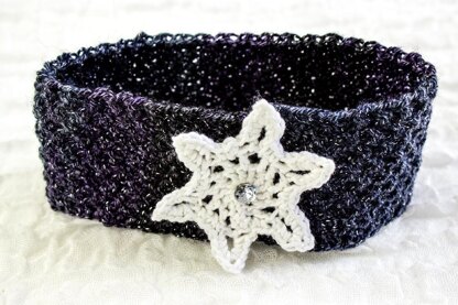 Snowflake Ear Warmer/ Headband