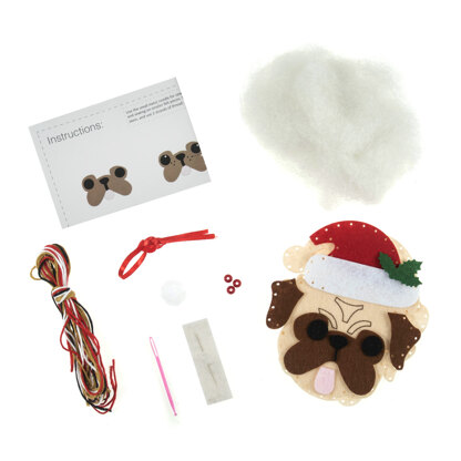 Trimits Festive Pug Kit - Festive Pug
