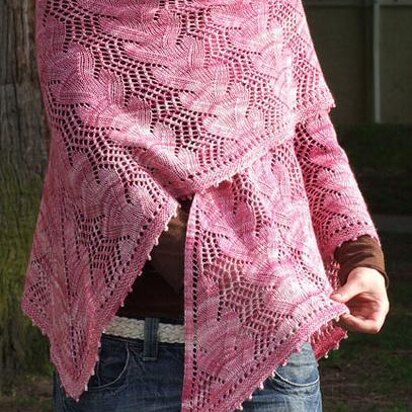 Waves in the Square Shawl