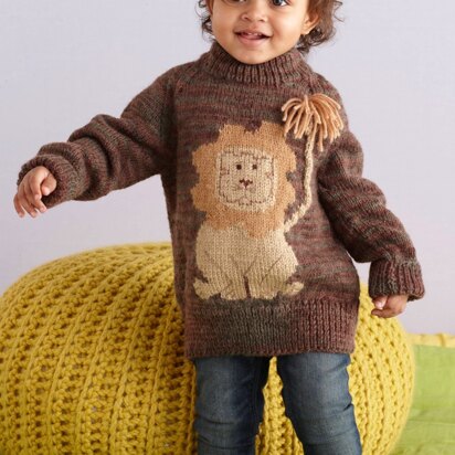 Pullover in Lion Brand Wool-Ease - L10010
