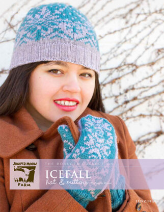 Icefall Hat & Mittens in Juniper Moon Tenzing - J28-01