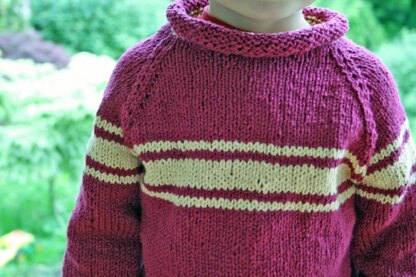 Kids' Stripey Raglan