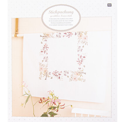 Rico Bird Tablecloth Embroidery Kit