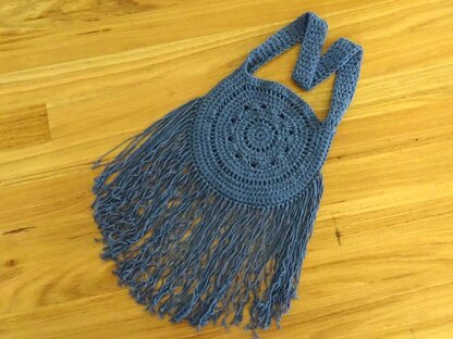 Crochet Tassel Boho Bag