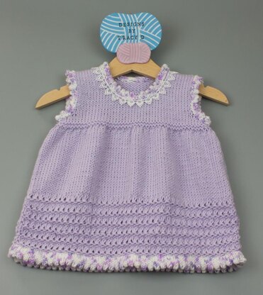 Baby Dress knitting pattern Emily.