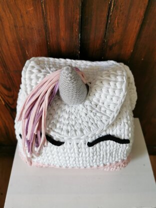 Crochet No-Sew Convertible Backpack