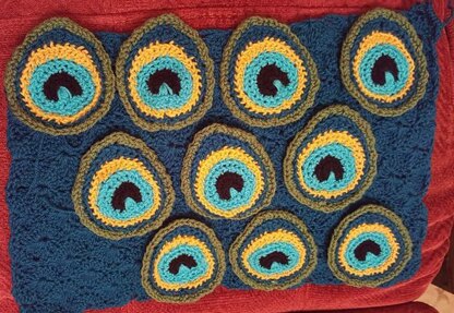 Peacock throw