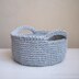 Knit look basket