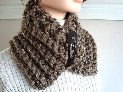 516 CROCHET COWL SCARF, HEADBAND