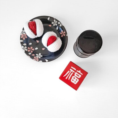 My Crochet Kitchen Strawberry Daifuku