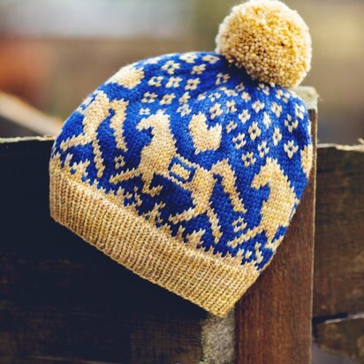 Prancing Horses - knitting pattern