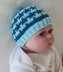 Amity - Babies two colour slip stitch beanie