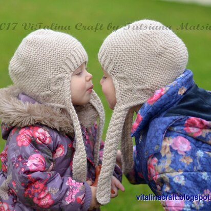 Hearts Queen Earflap Hat