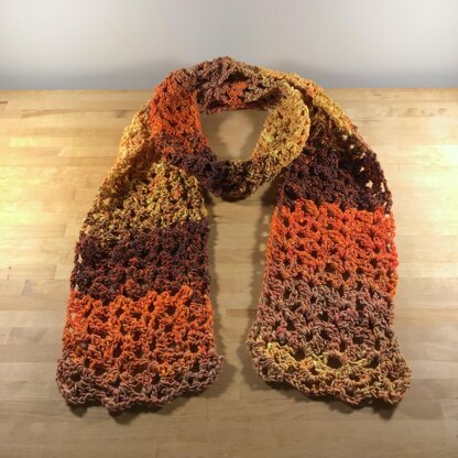 Autumn Lace Scarf