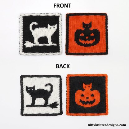 Halloween Cat Coasters