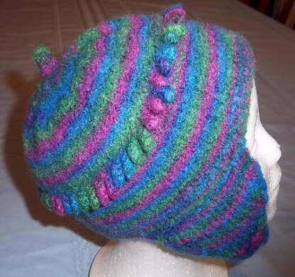 Felted Thrum-fun Hat