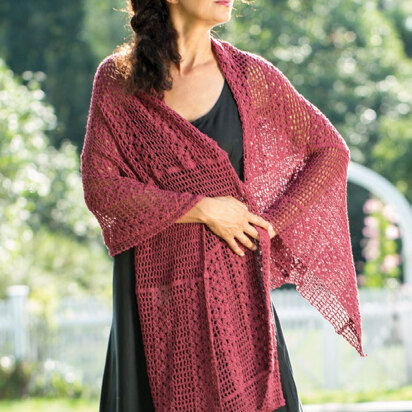 Maipo Shawl in Berroco Mykonos - 387-4 - Downloadable PDF