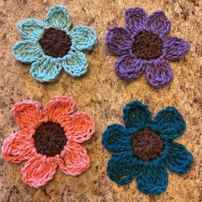 Flower Face Scrubbies