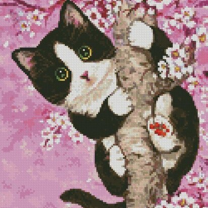 Mini Cherry Blossom Cat - #14246-KH