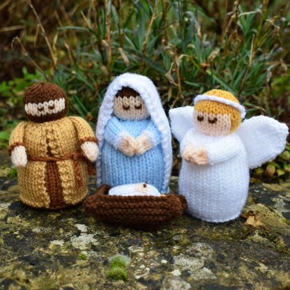 Nativity  Dolls Knitting Pattern - Toy Knitting Pattern