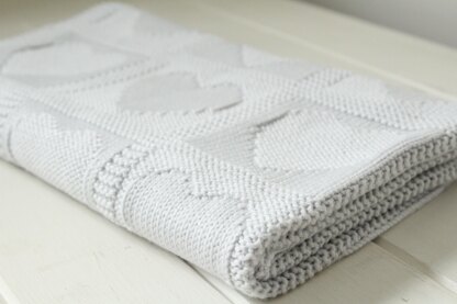 Jude - Reversible Heart Blanket