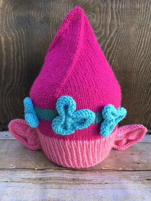 Poppy Troll Hat