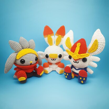 Scorbunny, Raboot & Cinderace