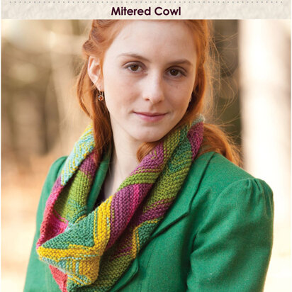 Mitered Cowl in Classic Elite Yarns Liberty Wool Solids