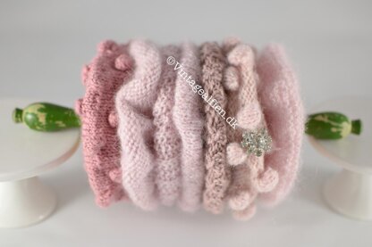 Ella - knitted scrunchies